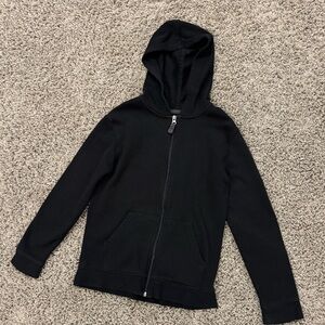 5/$25 Cat & Jack Black Zip-Up Hoodie, size M (8/10)